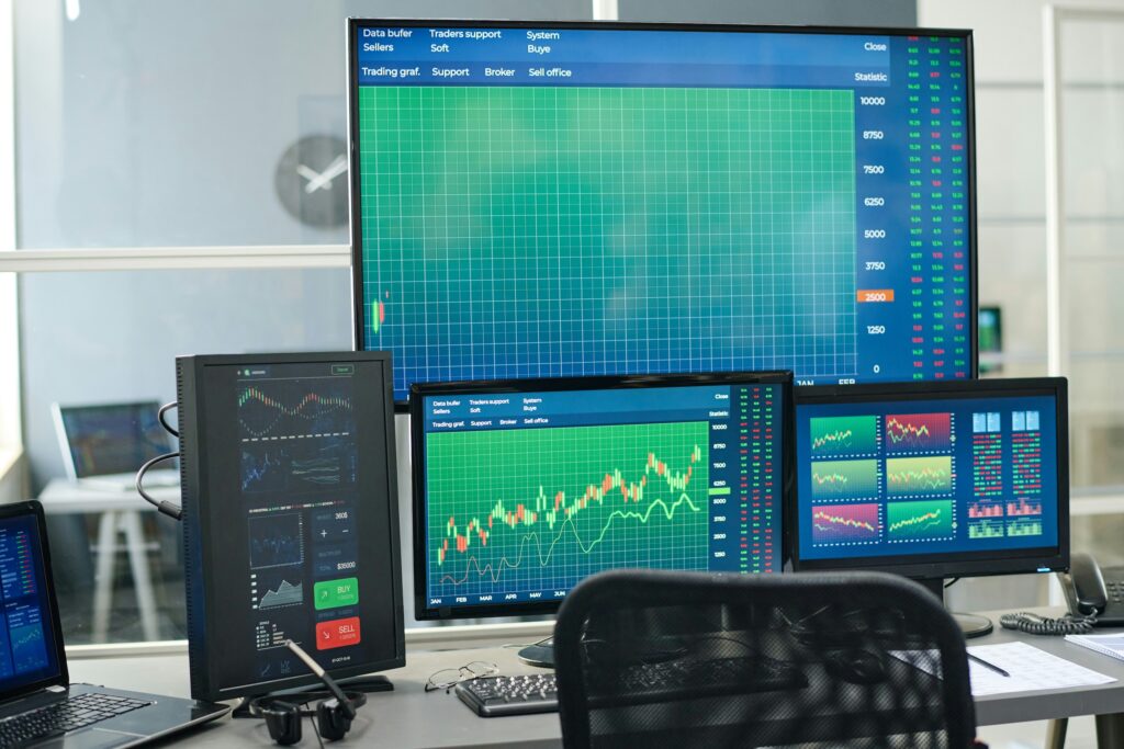 Data visualization dashboard displaying various impact metrics for remote volunteering activities with growth charts and success indicators